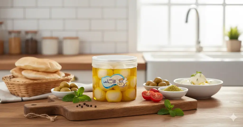Labneh Balls in Olive Oil (مرطبان صغير ( 450 غ ))